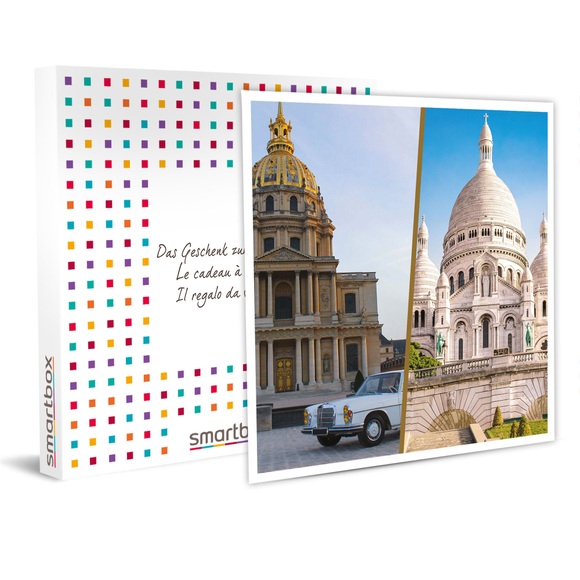 Paris Entdecken: Rundfahrt In Einem Mercedes-oldtimer Mit Gourmetpause Und 2 Übernachtungen - Geschenkbox Unisex