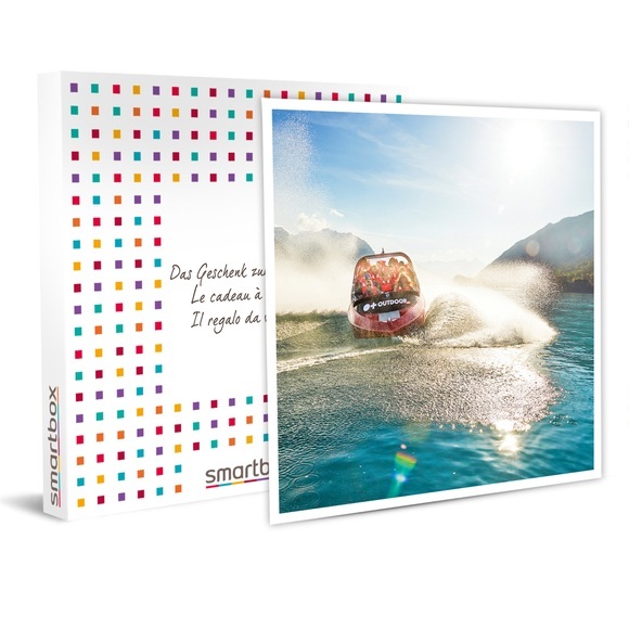 Wasserspass In Interlaken: Jetbootfahrt Mit Einweisung Für 1 Kind - Geschenkbox Unisex