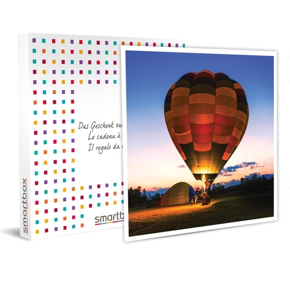 Bezaubernde Nachtfahrt in einem Heissluftballon in Genf mit Toast