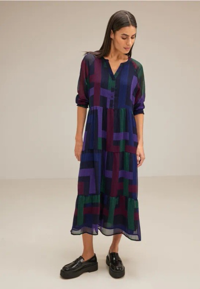 Chiffon Tunikakleid
