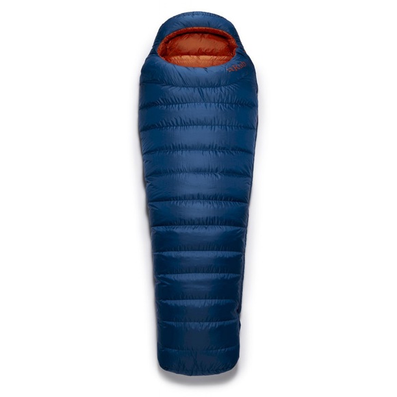 Rab Ascent 700 Schlafsack Regular blau Left Zipper 2022 Schlafsäcke