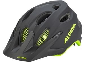 Alpina Carapax Flash Helm Jugend schwarz/gelb 2022 51-56cm Kinderhelme
