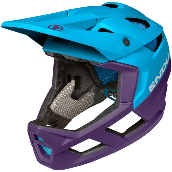 Endura MT500 Full Face Helm (Größe L, XL, Blau)