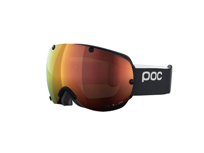 Spezialrabatt - POC Lobes Clarity Skibrille - Uranium Black / Spektris Orange