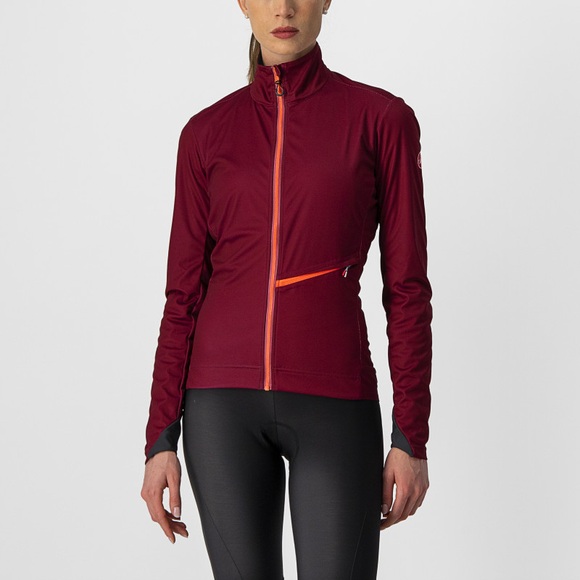Castelli Go Jacke Damen rot 2021 S Rennvelo Jacken