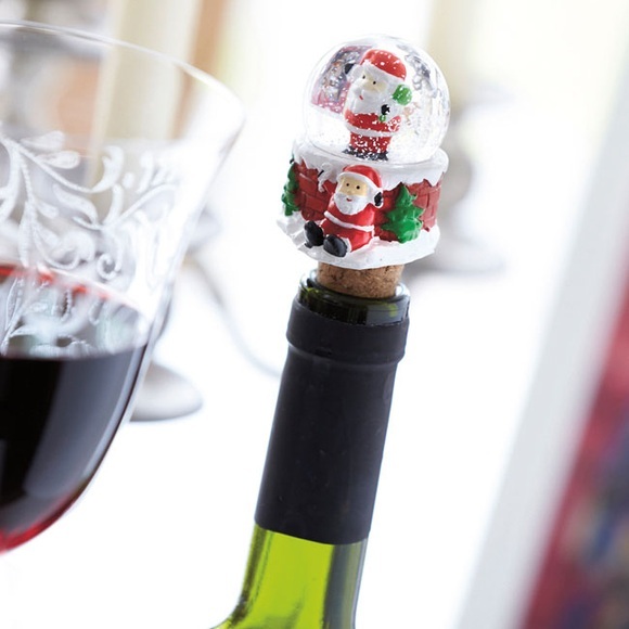 Weinverschluss Santa (Verleihen Sie Ihrer Flasche ein weihnachtliche Note)