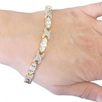 Magnet-Armband in Bicolor-Optik Bicolor