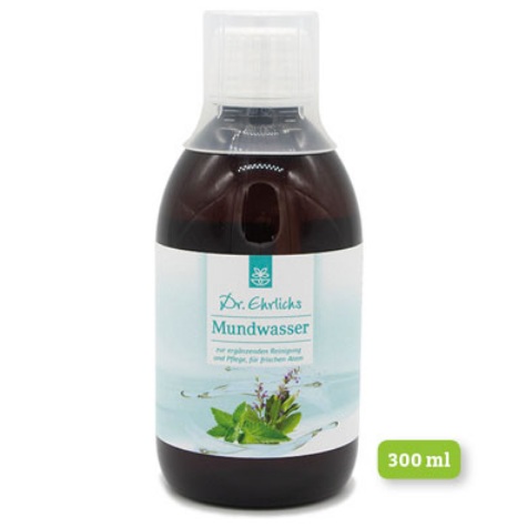 Dr. Ehrlichs Mundwasser 300 ml (Frischer Atem und natürliche Mundpflege)