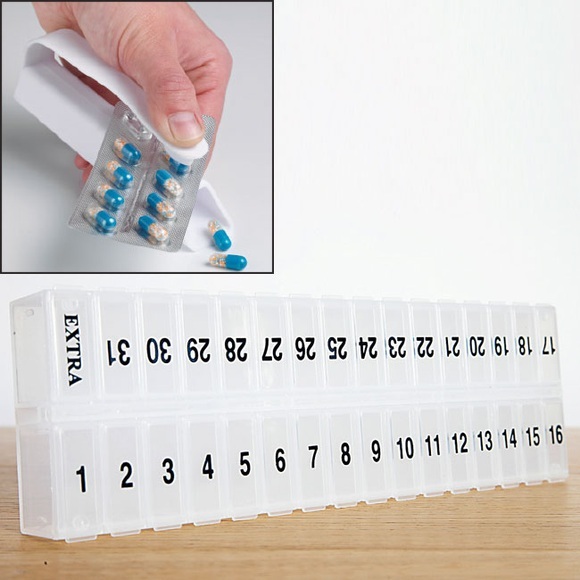 Tabletten-Spender + Organizer-Set
