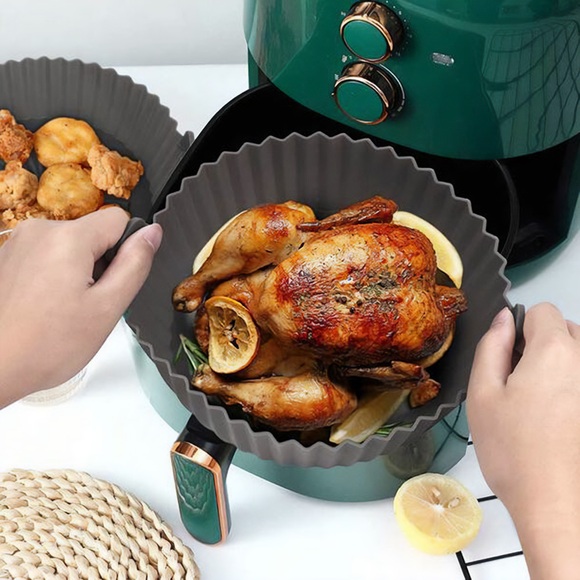 Airfryer Backeinlage wiederverwendbar , rund