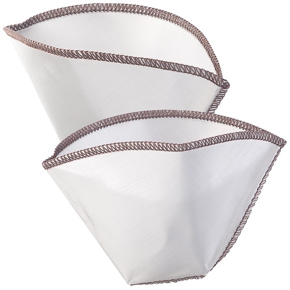 Rosenstein & Söhne 2er-Set faltbare Edelstahl-Dauerkaffeefilter, Gr. 4 für 2-4 Tassen