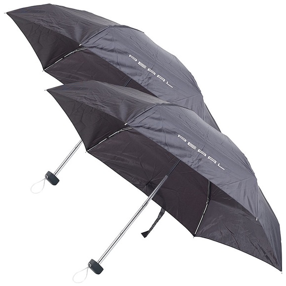 Pearl 2er-Set Mini-Regenschirm mit Transporthülle, extraleicht, 16 cm
