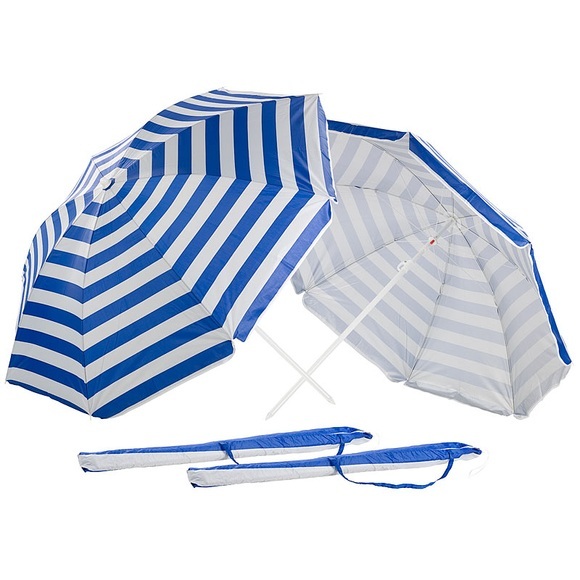 2er-Set 2-teilige Sonnenschirme mit Sonnenschutz UV30+, Tasche, Ø160cm