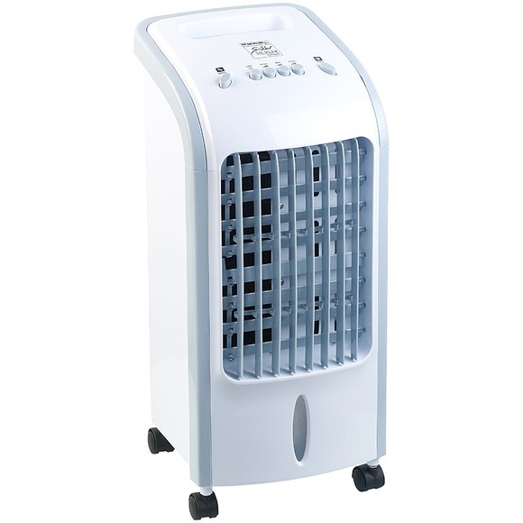 Sichler Haushaltsgeräte Luftkühler und -Befeuchter mit Wasserkühlung & Swing-Funktion, 75 Watt