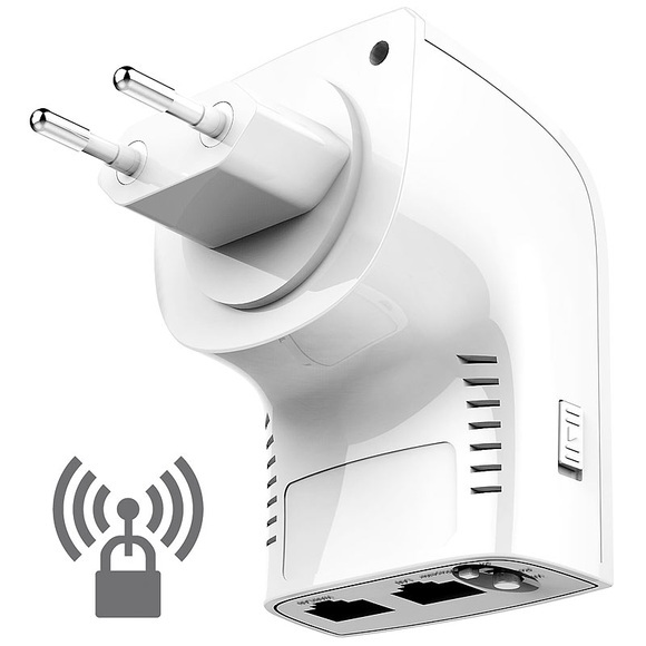 7links Dualband-WLAN-Repeater, Access-Point und Router, 750 Mbit/s, WPS-Taste