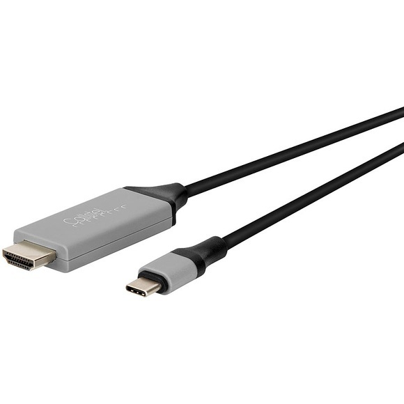 Callstel Anschlusskabel USB Typ C zu HDMI, 2 Meter, unterstützt bis 4K/ 60Hz