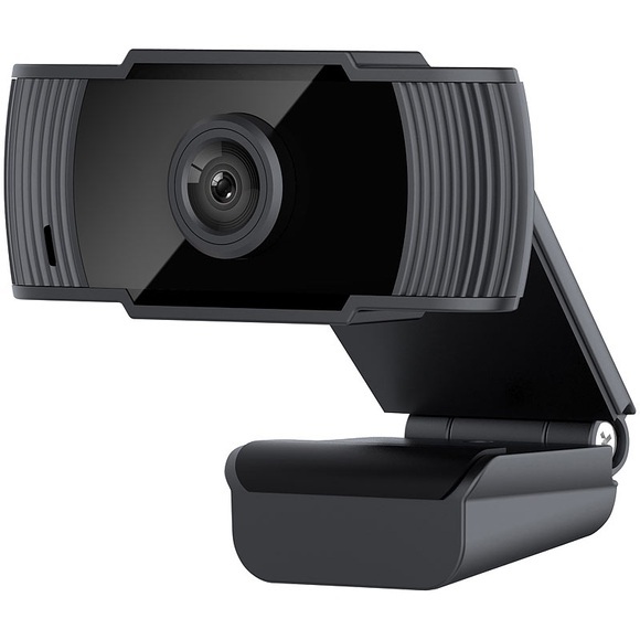 Somikon Full-HD-USB-Webcam mit Mikrofon, für PC und Mac, 1080p, 30 fps
