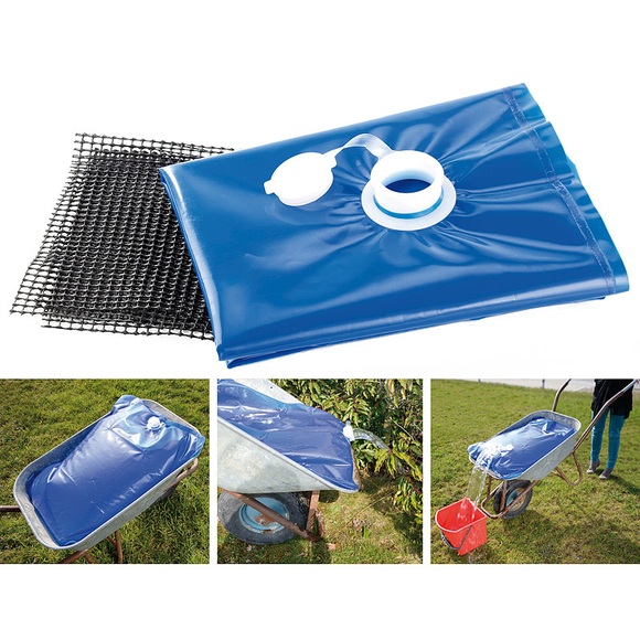 AGT Wasserbehälter für die Schubkarre, 80 Liter