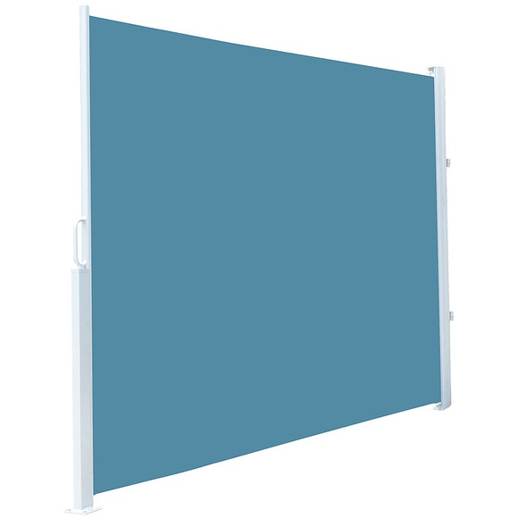 Royal Gardineer Seitenmarkise 180 x 300 cm, für Garten, Balkon und Terrasse, saphir