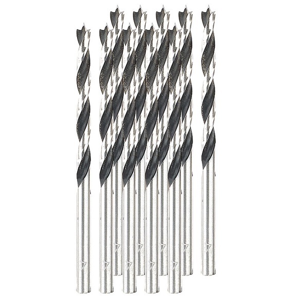 AGT Bohrer-Set für Holz, 4 mm, 10 Stück