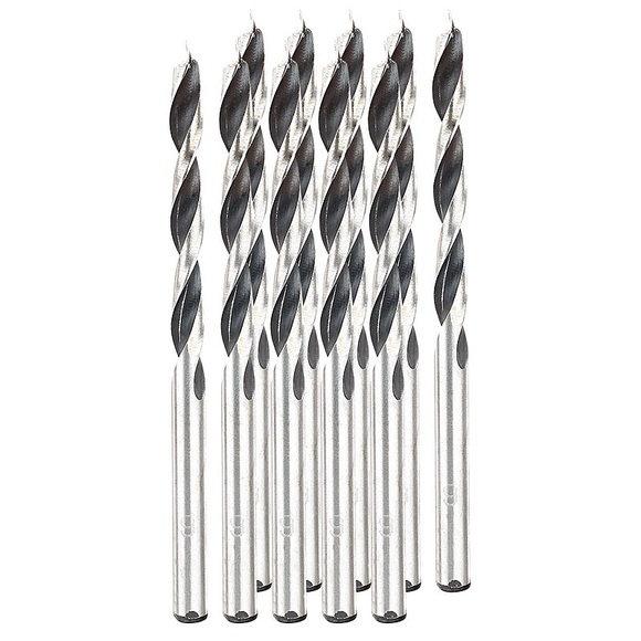 AGT Bohrer-Set für Holz, 6 mm, 10 Stück