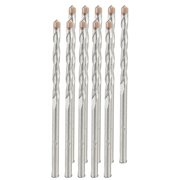 AGT Beton-Bohrer-Set für Schlag- und Drehbohrer, 4 mm, 10 Stück