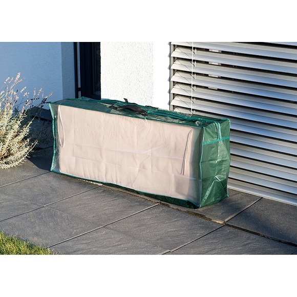 Royal Gardineer Tasche aus Gewebeplane für Gartenmöbel-Sitzkissen, 130 x 50 x 32 cm