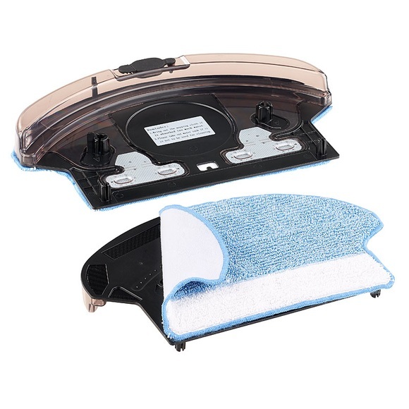 Sichler Haushaltsgeräte Wassertank und Boden-Wischtuch für Staubsauger-Roboter PCR-3550UV