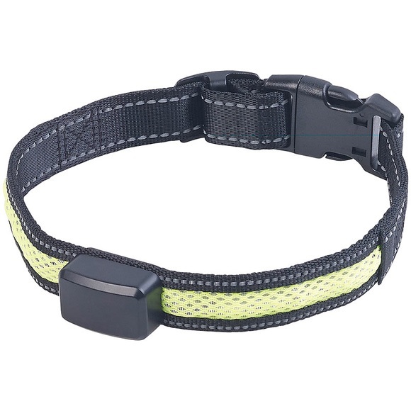 infactory LED-Leuchtband mit kinetischer Leucht-Funktion, für mittelgrosse Hunde