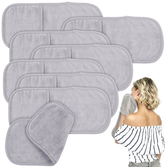 Sichler Beauty 8er-Set 2in1-Mikrofaser-Kosmetiktücher und Reinigungs-Handschuhe