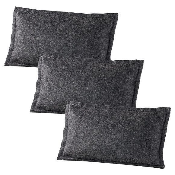 Lescars 3er-Set Luft- und Autoentfeuchter, wiederverwendbar, 3x 1 kg