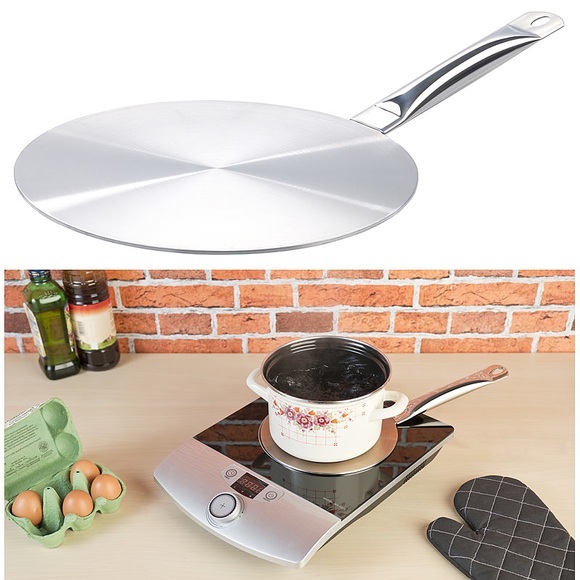 Rosenstein & Söhne Universal-Adapterplatte für Induktions-Kochfelder, Ø 28 cm