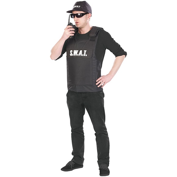 infactory Faschings-Kostüm "S.W.A.T.", 2-teilig, Einheitsgrösse