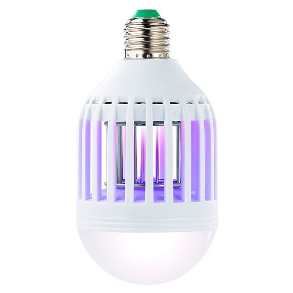 Exbuster 2in1-UV-Insektenkiller & LED-Lampe E27, 9 Watt, 550 lm, tageslichtweiss
