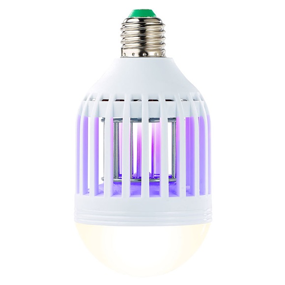 Exbuster 2in1-UV-Insektenkiller und LED-Lampe, E27, 9 Watt, 550 Lumen, warmweiss