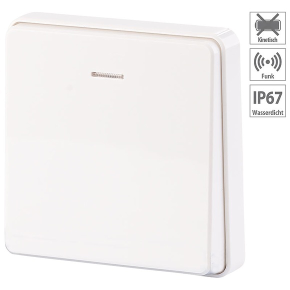 CASAcontrol Kinetischer Funk-Taster (gross) für Empfänger-Serie KFS-150, IP67