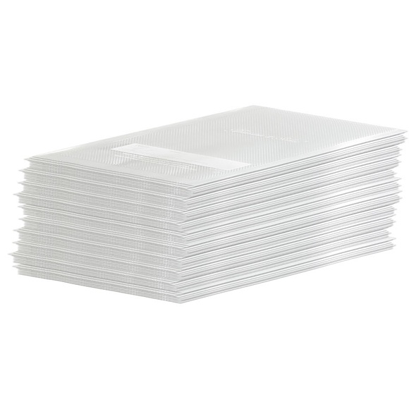 Rosenstein & Söhne 100 Profi-Folienbeutel für Balken-Vakuumierer, 15 x 20 cm