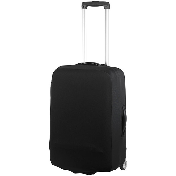 Xcase Elastische Schutzhülle für Koffer bis 42 cm Höhe, Grösse S, schwarz