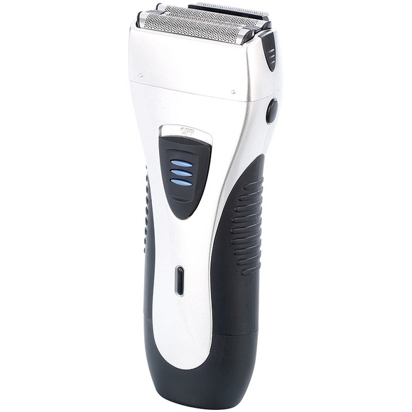 Sichler Men's Care Elektrischer Nass- & Trocken-Rasierer, 3-fach-Schersystem, Akku, IPX7
