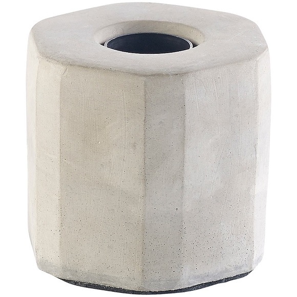 Lunartec Dekorative Beton-Tischleuchte für E27-Lampen, bis 40 Watt, grau