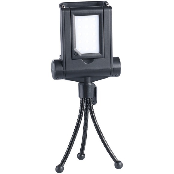 Somikon LED-Licht für Smartphones & Selfie-Sticks FVL-315.s, 15 LEDs, 300 lm