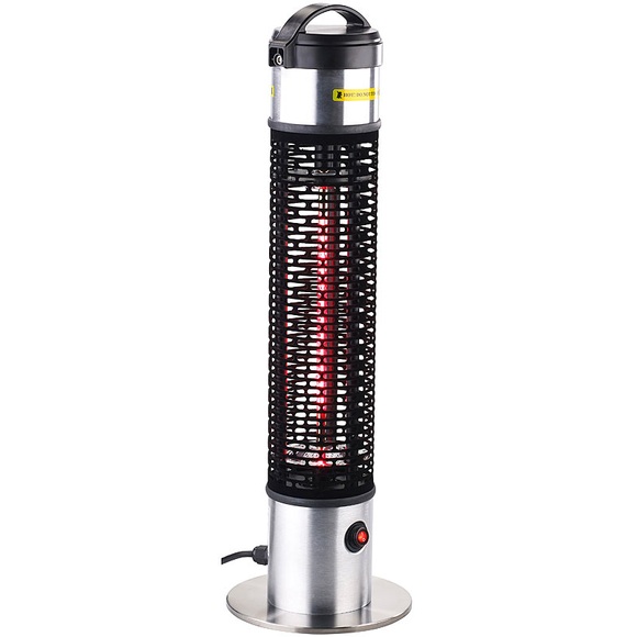 Semptec Urban Survival Technology Wetterfester 360°-IR-Standheizstrahler / Heizsäule IRW-800, IP55, 800W