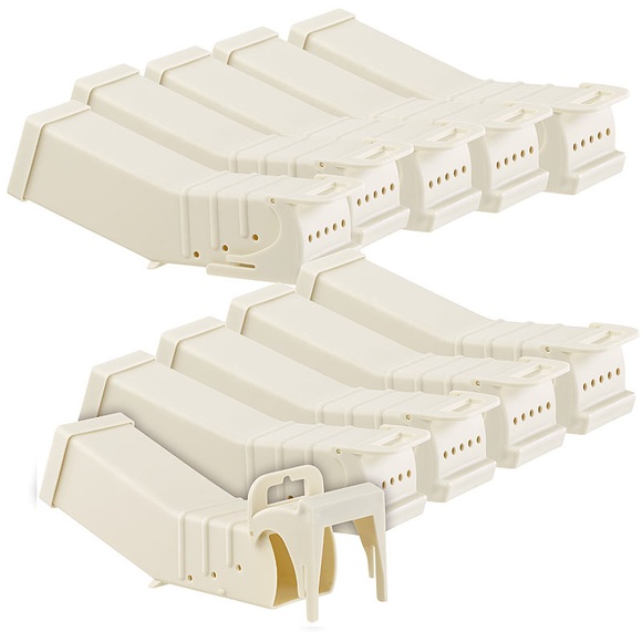 Exbuster 10er-Set tierfreundliche Profi-Lebend-Mausefallen, 16 x 6,5 x 4,7 cm