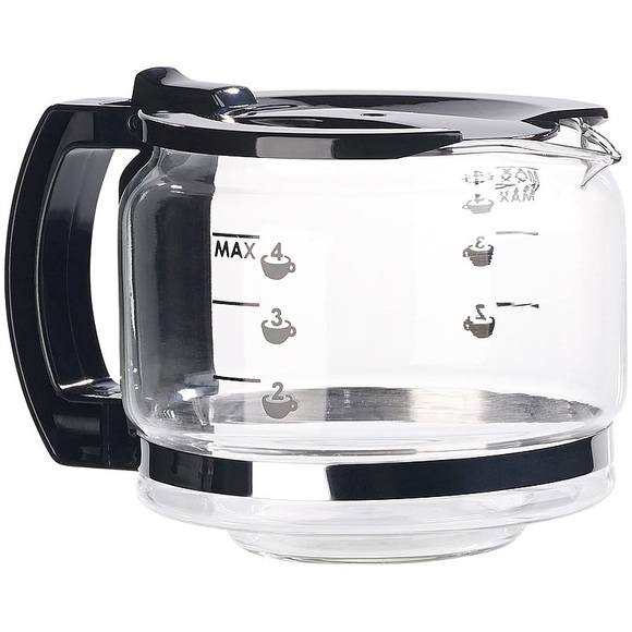 Rosenstein & Söhne Ersatz-Kanne für vollautomatische Design-Kaffeemaschine KF-506