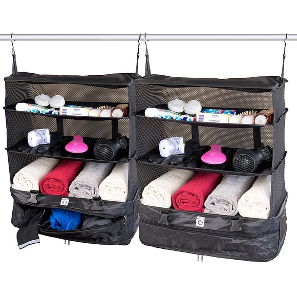 Xcase 2er-Set XXL-Koffer-Organizer, Packwürfel zum Aufhängen, 45 x 64 x 30cm