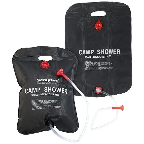 Semptec Urban Survival Technology Solar-Garten- und Camping-Dusche, 20 Liter, 2er-Set