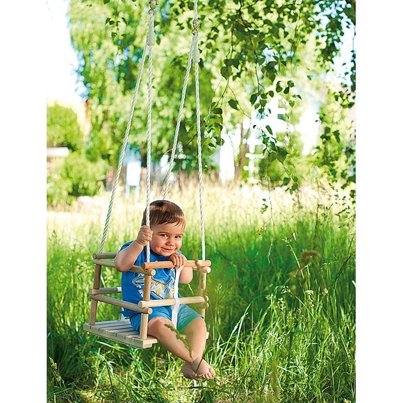 Playtastic Kleinkinder-Schaukelsitz aus Holz