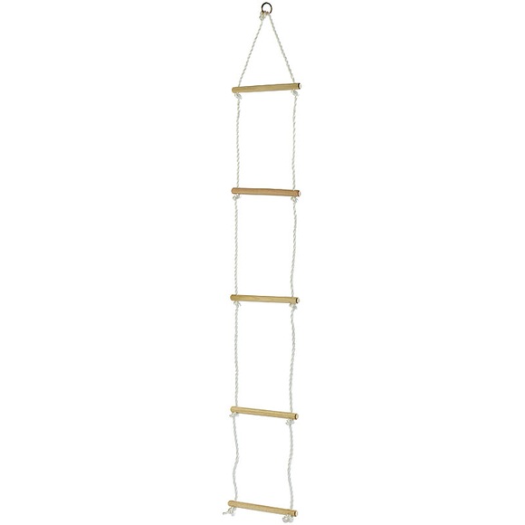 Playtastic Strickleiter mit 5 Holzsprossen für Kinder
