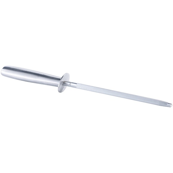 TokioKitchenWare Marken-Wetzstahl für Stahlmesser mit 20 cm Schleifstab