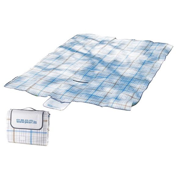 Pearl Wasserdichte XXL-Picknick-Decke aus Fleece, 2,5 x 2 m
